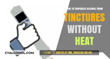 Cold Alcohol Evaporation: Safe Methods for Tincture Preparation