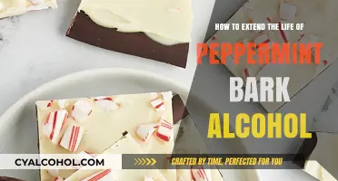 Extending Peppermint Bark Alcohol's Life: Tips for Longevity