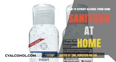 Extracting Alcohol from Hand Sanitizer: A DIY Guide