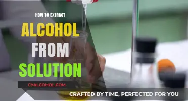Efficient Methods to Extract Alcohol from Solutions: A Comprehensive Guide