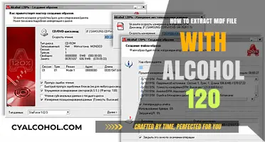 Extracting MDF Files: Alcohol 120% Guide