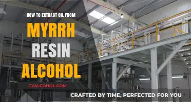 Extracting Myrrh Oil: An Alcohol-Based Guide