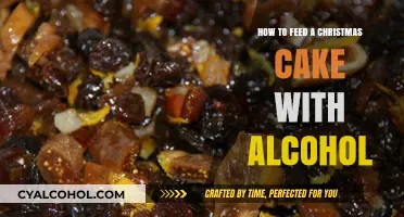 Feeding Christmas Cake: Alcoholic Soak Techniques