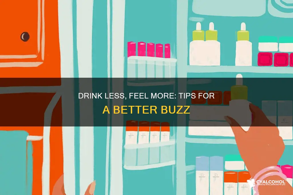 how to feel more drunk with less alcohol