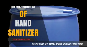 Filtering Alcohol: Sanitizer Purification Process