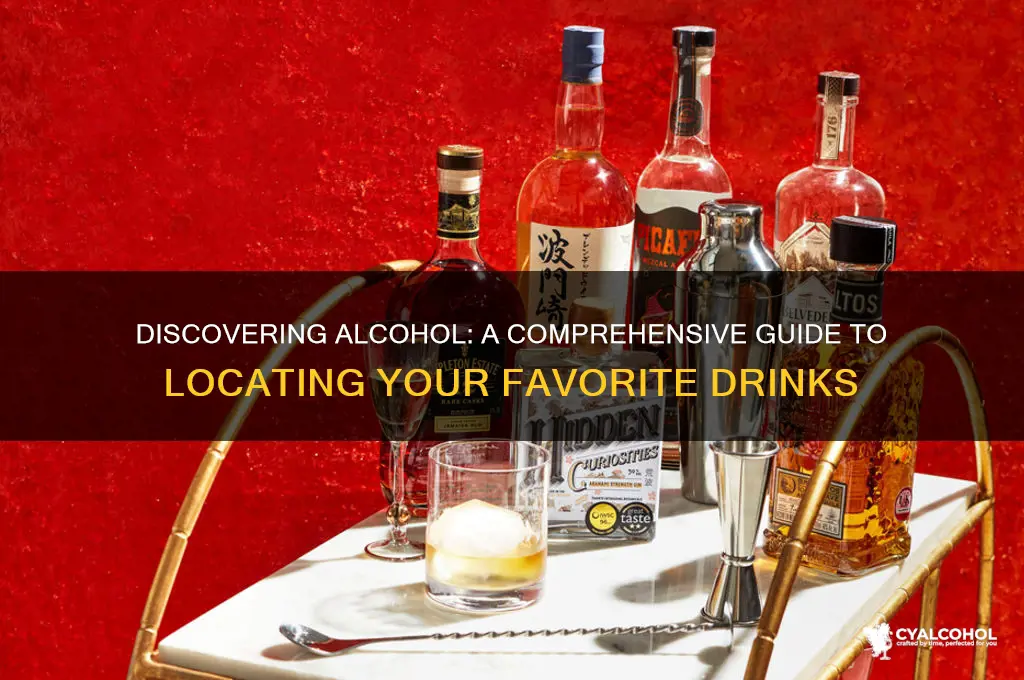 how to find alcohol