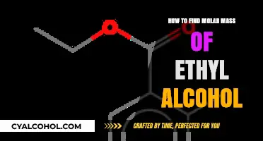 The Molar Mass Method: Finding Ethyl Alcohol's Mass