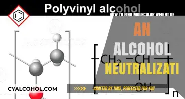 Calculating Alcohol Neutralization: Molecular Weight Determination