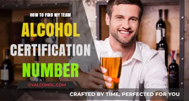 Discover Your Team's Alcohol Certification Number Easily