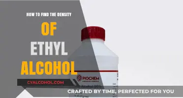 The Density of Ethyl Alcohol: A Simple Guide