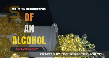 Finding Alcohol's Freezing Point: A Simple Guide