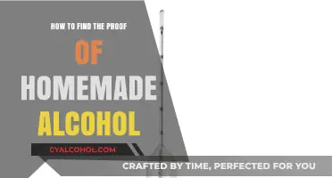 Testing Home-brewed Alcohol: Finding Proof