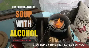 Enhancing Soups and Sauces: The Magic of Alcohol
