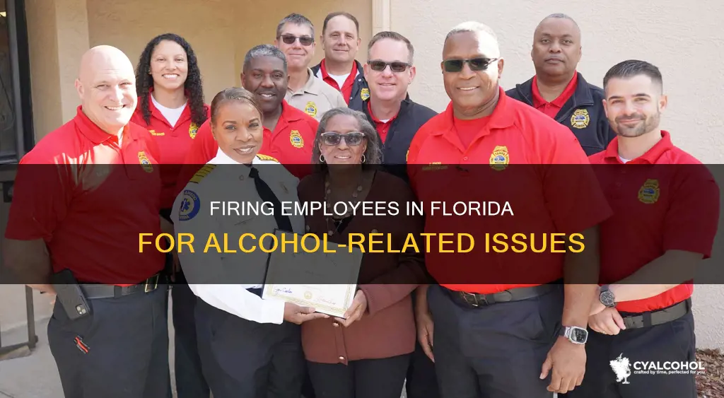 how to fire someone in florida for suspicion of alcohol