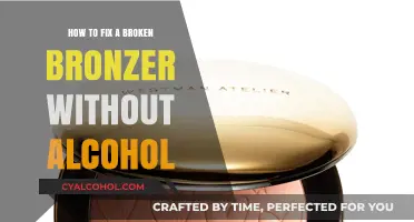 Repair Your Broken Bronzer: No Alcohol Needed