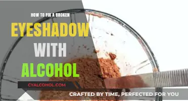 Fixing Broken Eyeshadow with Alcohol: An Easy Revival Guide