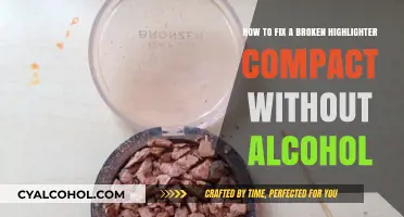 Repairing a Crushed Highlighter: An Easy, Alcohol-Free Fix