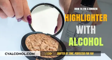 Fixing Highlighters: Revive with Alcohol