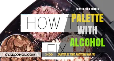 Fixing a Broken Palette: Alcohol to the Rescue