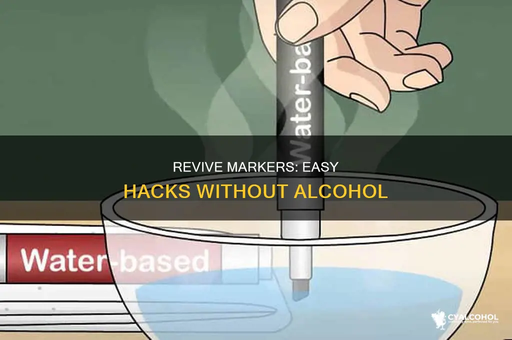 how to fix a dying marker without alcohol
