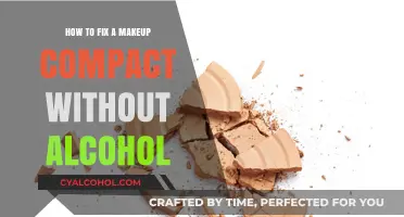 Quickly Fix Your Makeup Compact without Alcohol