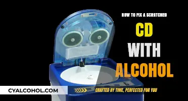 Fixing Scratched CDs: The Alcohol Method