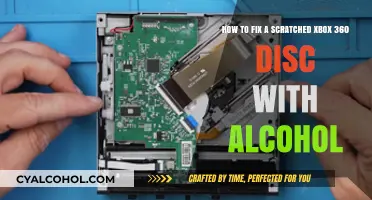 Fixing Scratched Xbox 360 Discs with Alcohol
