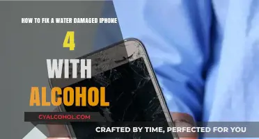 Fixing a Water-Damaged iPhone 4 with Alcohol