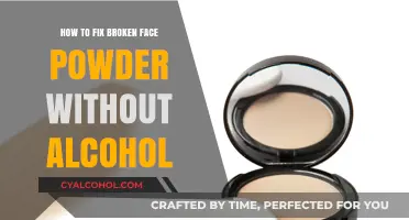 Fixing Face Powder: No Alcohol, No Problem!