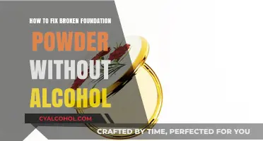 Salvaging Cracked Foundation Powder: An Easy, Alcohol-Free Fix