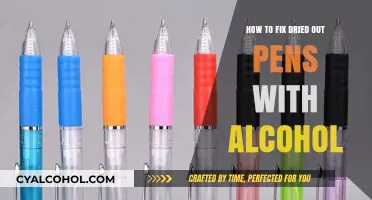 Revive Dried-Out Pens: Alcohol as the Secret Weapon