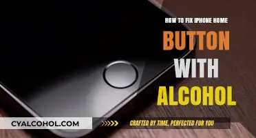 Fixing iPhone Home Button with Alcohol: An Easy Guide