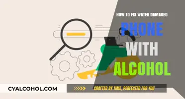 Salvaging a Water-Damaged Phone with Alcohol
