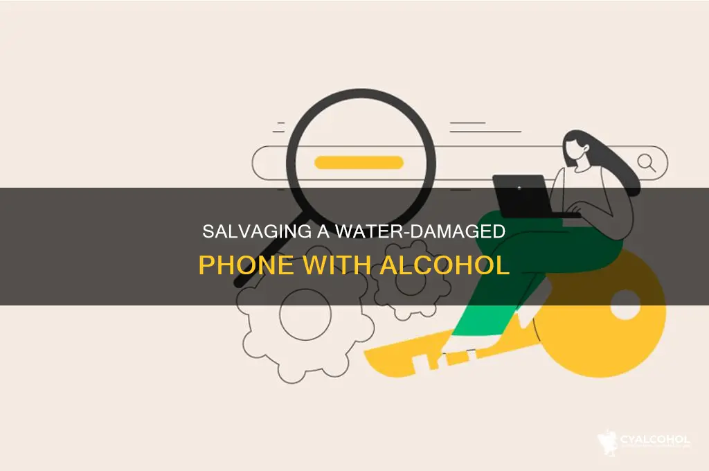 how to fix water damaged phone with alcohol