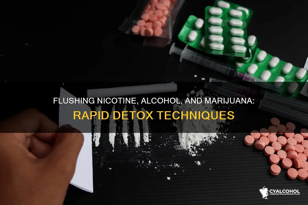 how to flush nicotine alcohol in marijuana from my system