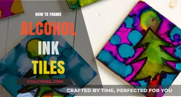 Mastering the Art of Framing Alcohol Ink Tiles: A Creative Guide