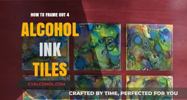 Framing Alcohol Ink Tiles: A Step-by-Step Guide