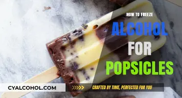 Chill Your Summer: Easy Guide to Freezing Alcohol for Popsicles