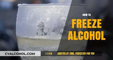 Mastering the Art of Freezing Alcohol: Tips and Techniques