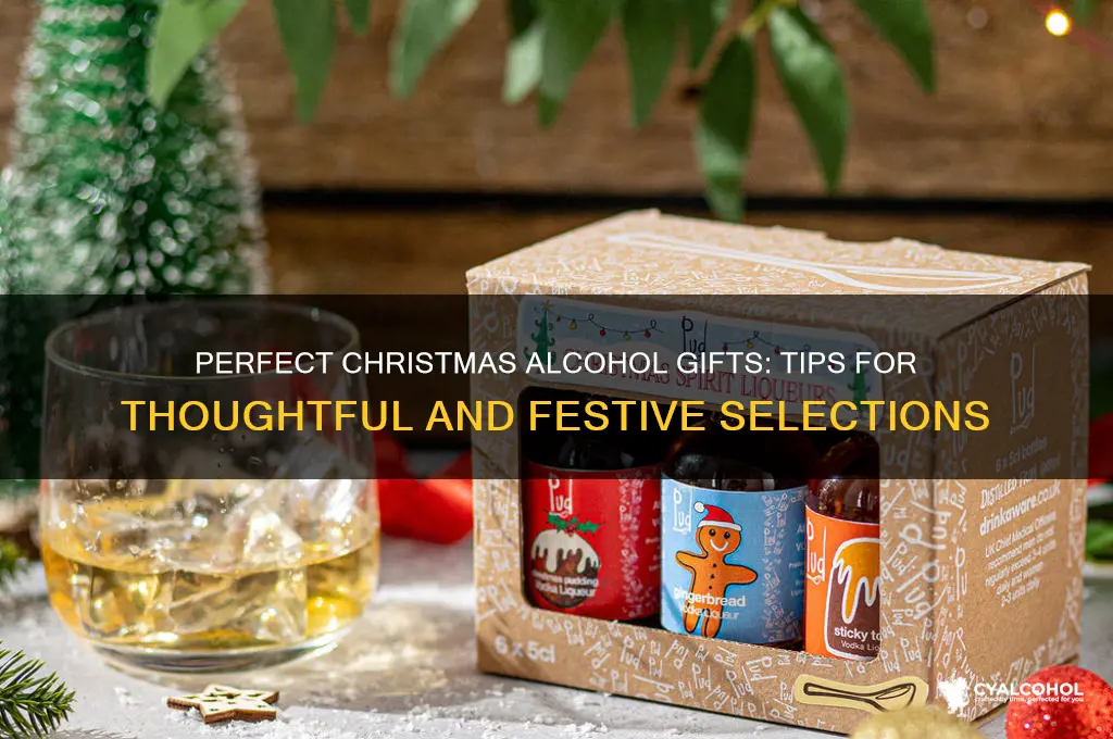 how to gift alcohol for christmas