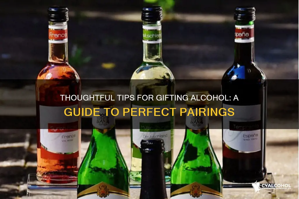 how to gift alcohol