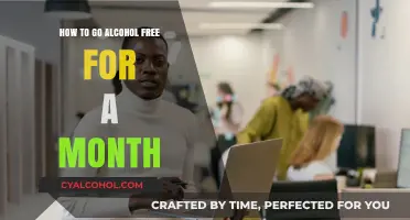 Alcohol-Free for a Month: A Guide to Sobriety