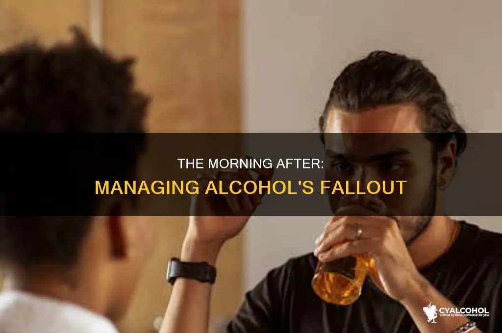 how to handle a raging alcoholic day after