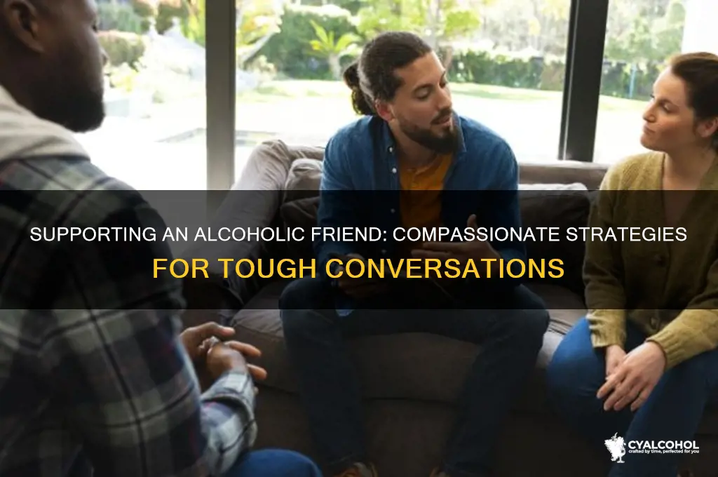 how to handle an alcoholic friend