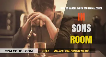 Confronting Your Son About Alcohol in His Room