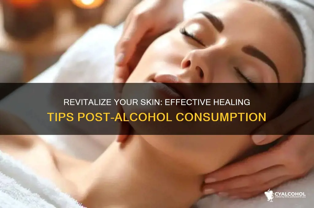 how to heal skin after alcohol