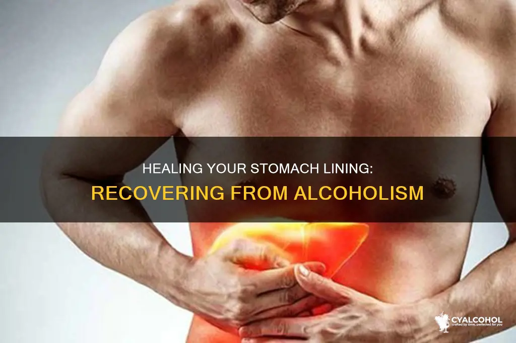 how to heal your stomach lining from alcoholism