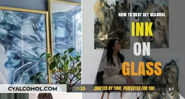 The Magic of Heat Setting Alcohol Ink on Glass