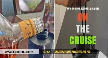 Sneaking Alcohol Aboard: Gel Camouflage Techniques