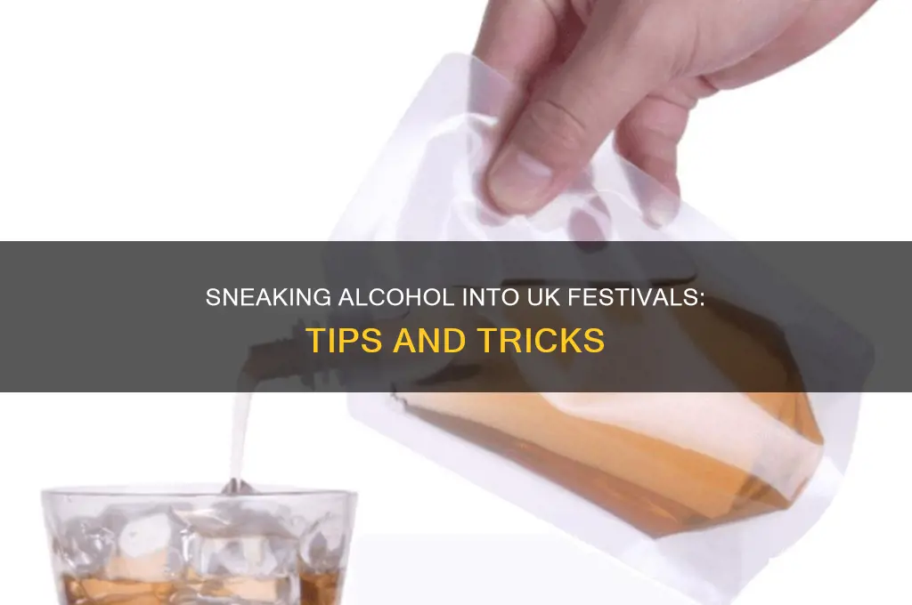 how to hide alcohol at a festival uk